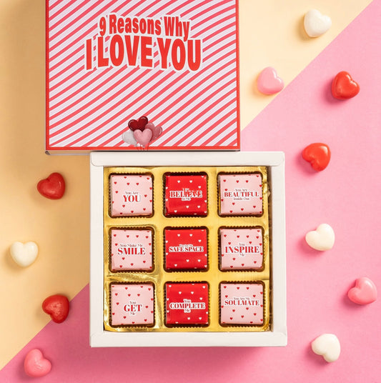 9 Reasons Why I Love you Chocolate Box